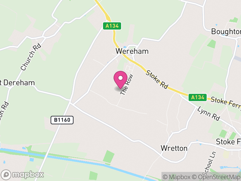 Map of Wereham, King's Lynn and West Norfolk