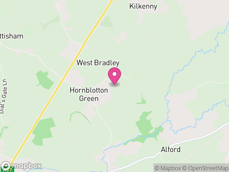 Map of West Bradley, Somerset