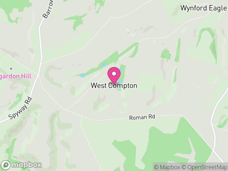 Map of West Compton, Dorset