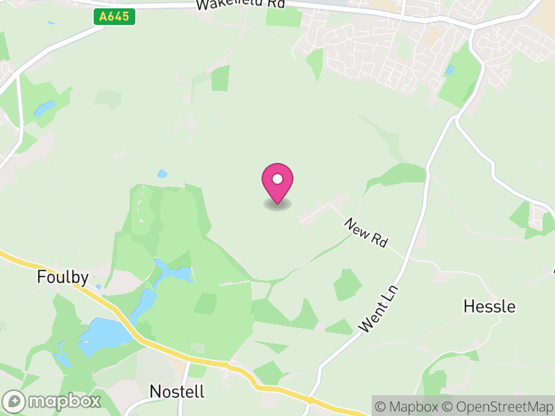 Map of West Hardwick, Wakefield