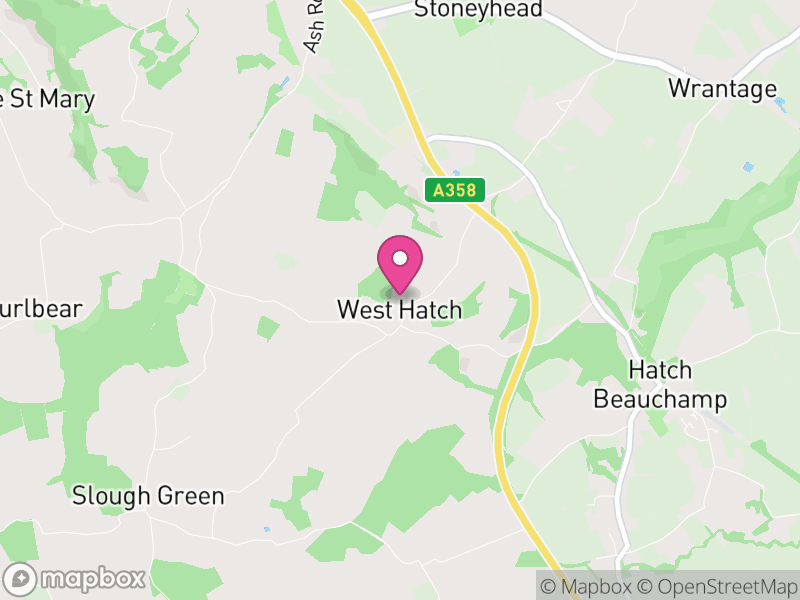 Map of West Hatch, Somerset