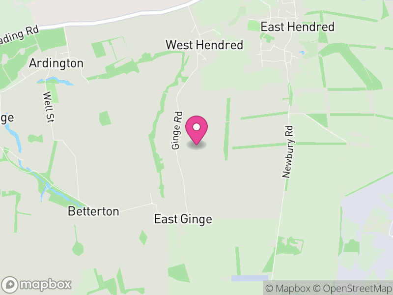 Map of West Hendred, Vale of White Horse