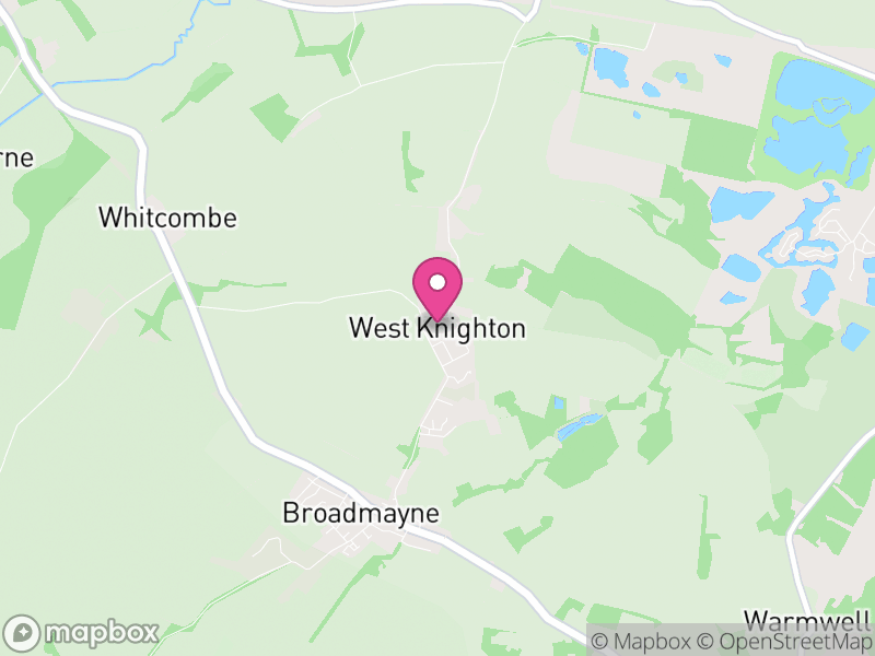 Map of West Knighton, Dorset