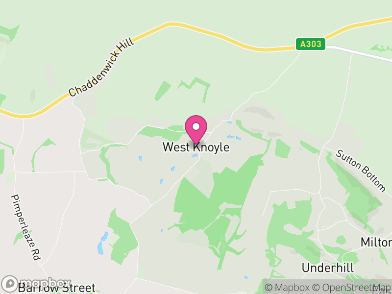 Map of West Knoyle, Wiltshire