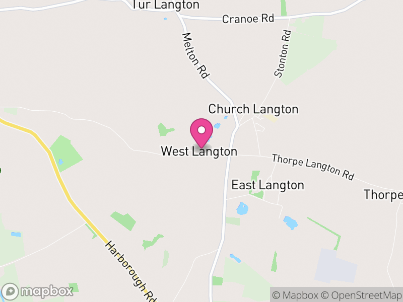 Map of West Langton, Harborough