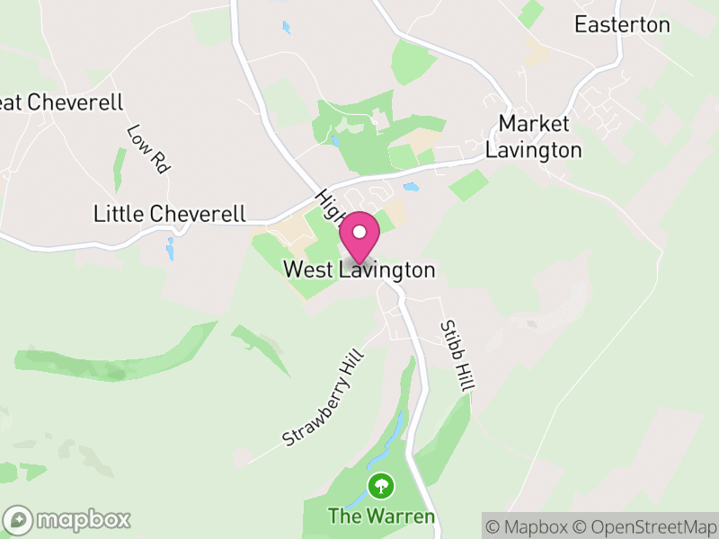 Map of West Lavington, Wiltshire