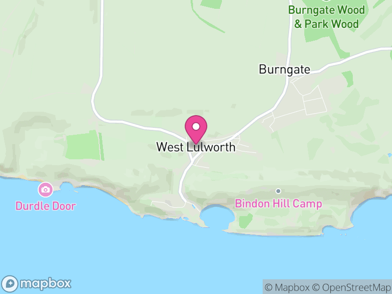 Map of West Lulworth, Dorset