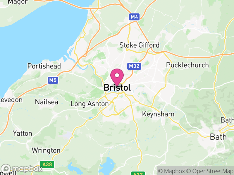 Map of West of England, England