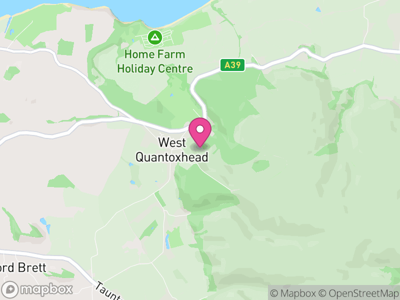 Map of West Quantoxhead, Somerset