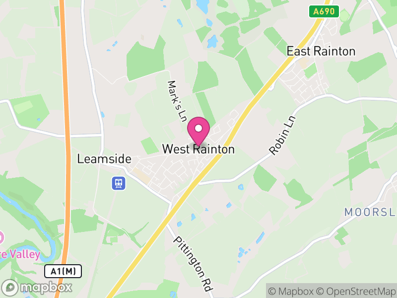 Map of West Rainton, County Durham