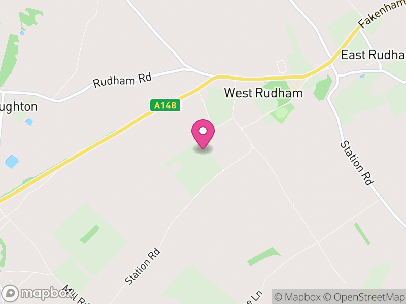 Map of West Rudham, King's Lynn and West Norfolk