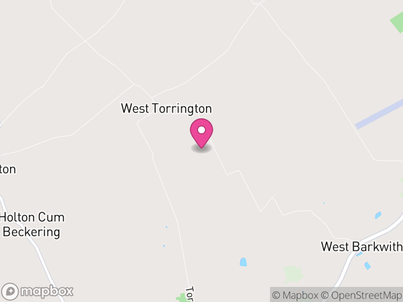 Map of West Torrington, East Lindsey