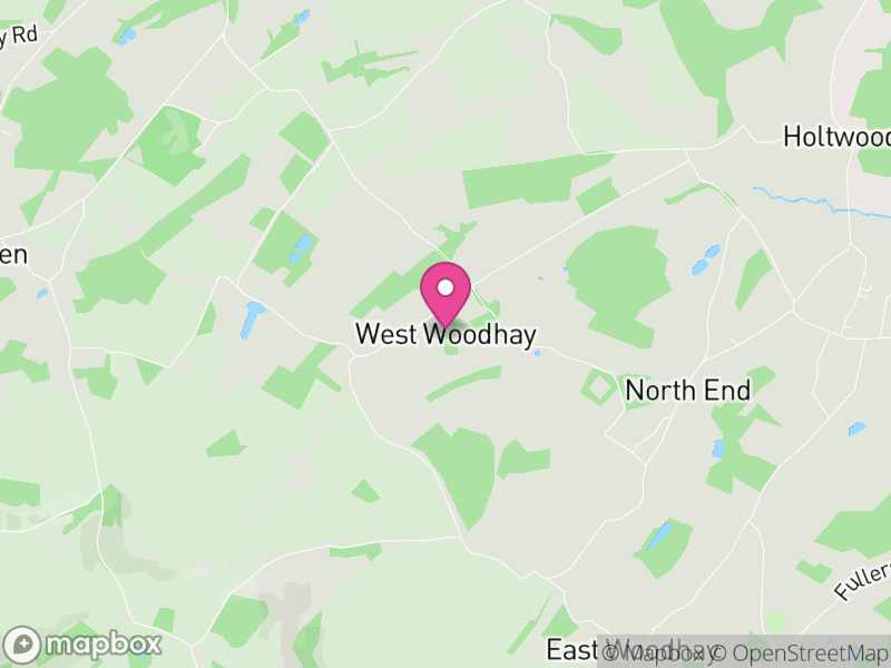 Map of West Woodhay, West Berkshire