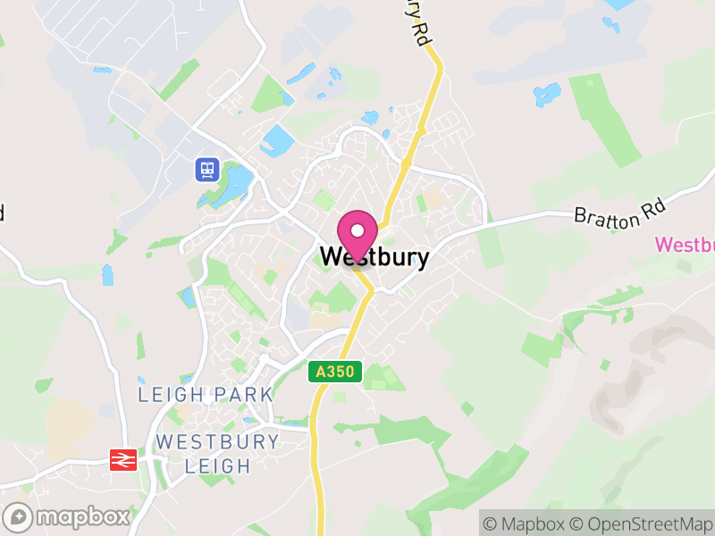 Map of Westbury, England