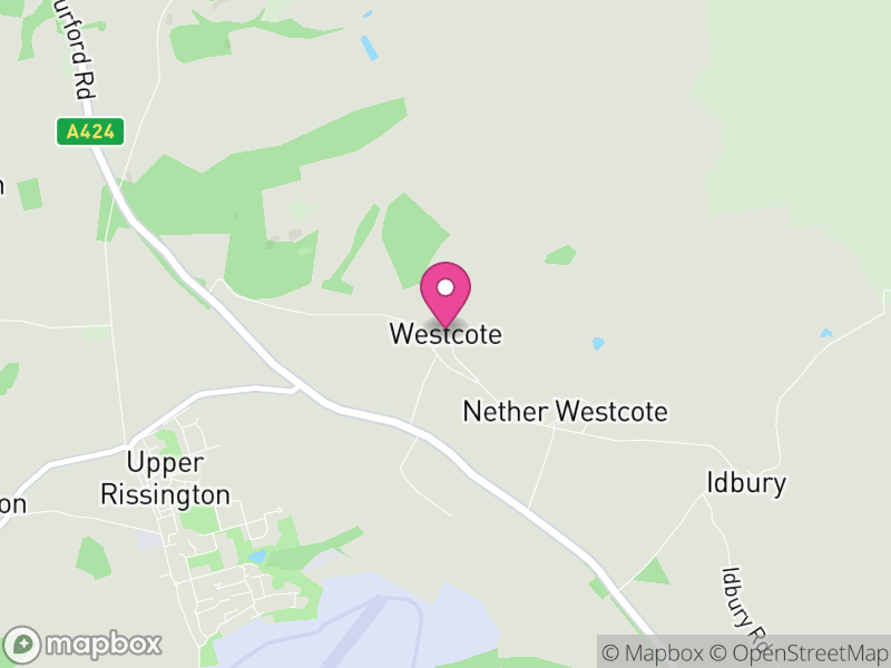 Map of Westcote, Cotswold