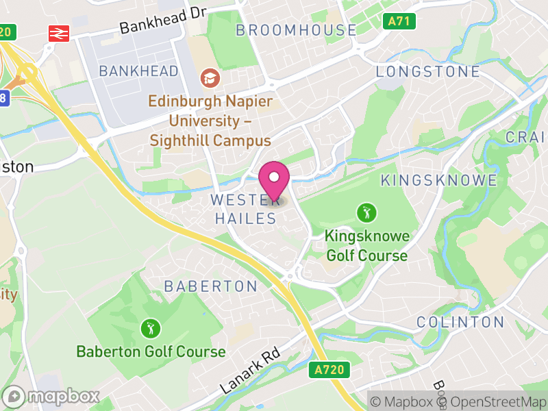 Map of Wester Hailes, Edinburgh
