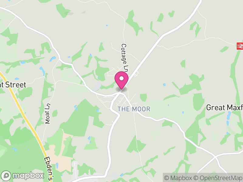 Map of Westfield, Rother