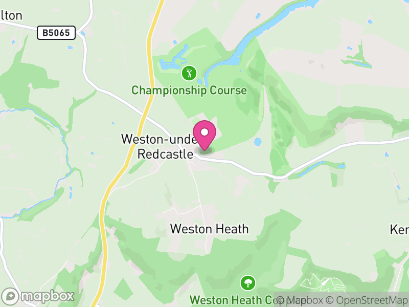 Map of Weston-under-Redcastle, England