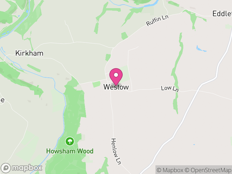 Map of Westow, North Yorkshire