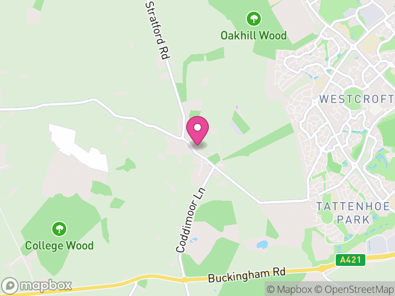 Map of Whaddon, Buckinghamshire