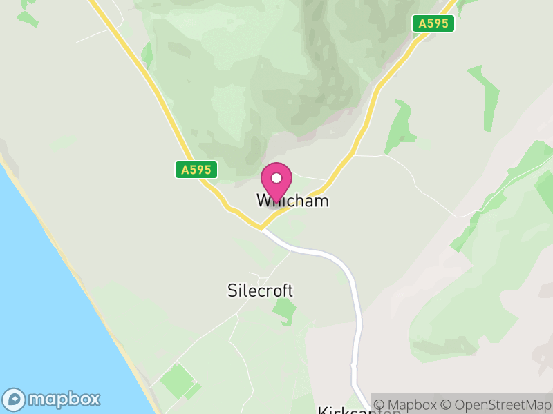 Map of Whicham, Cumberland