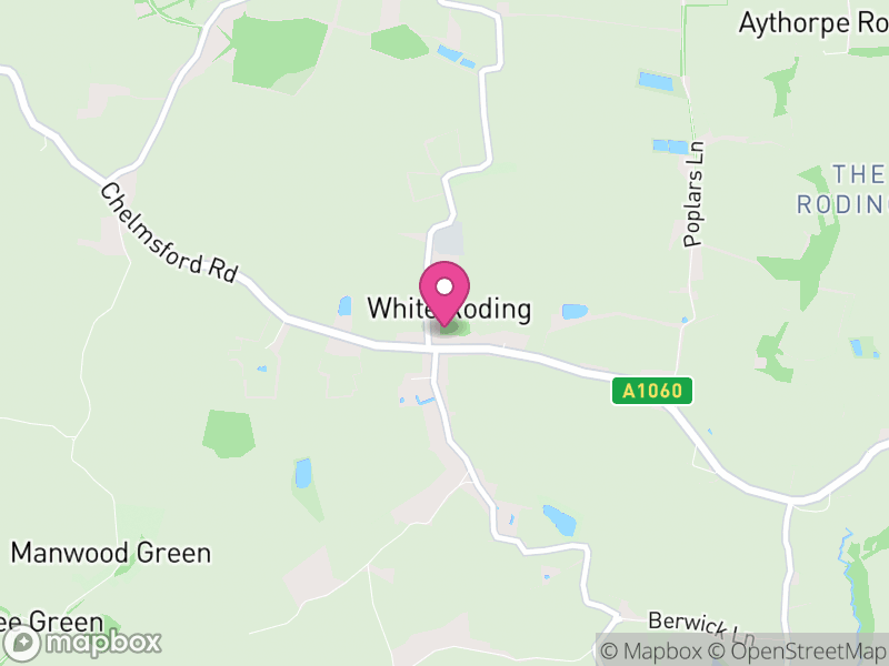 Map of White Roothing, Uttlesford
