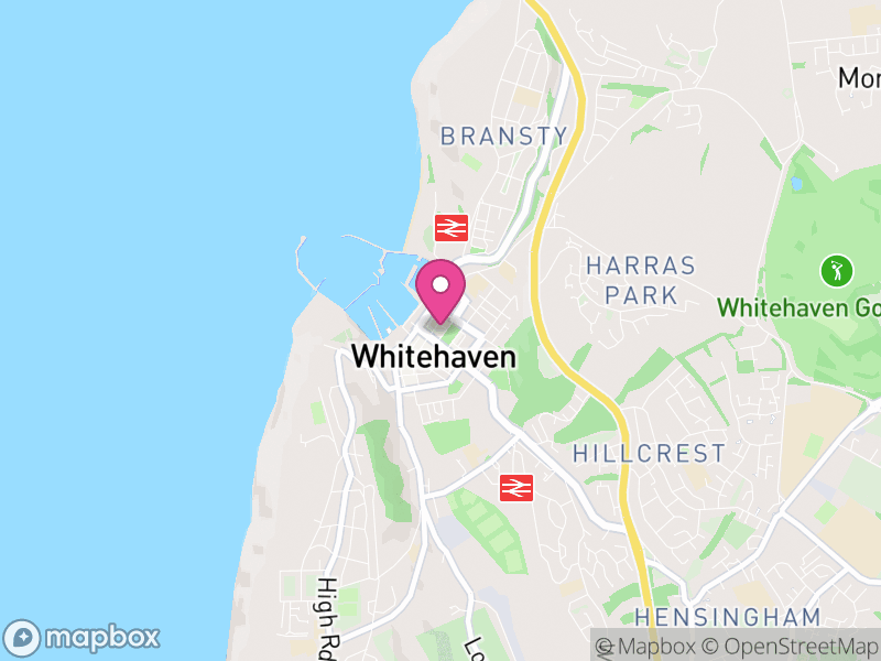 Map of Whitehaven, Cumberland