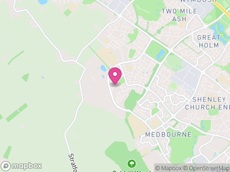 Map of Whitehouse, Milton Keynes