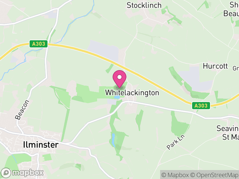 Map of Whitelackington, Somerset