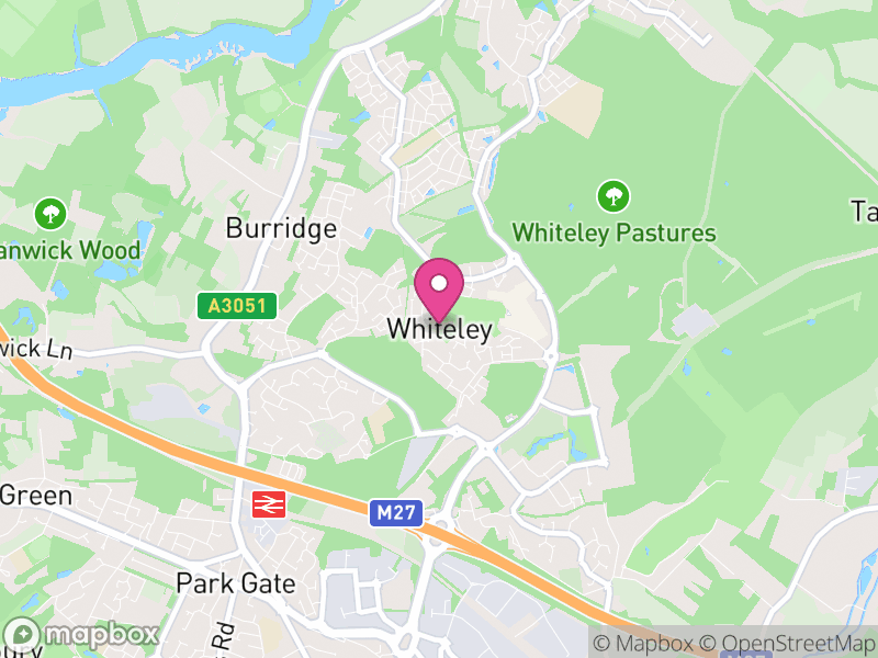 Map of Whiteley, Winchester