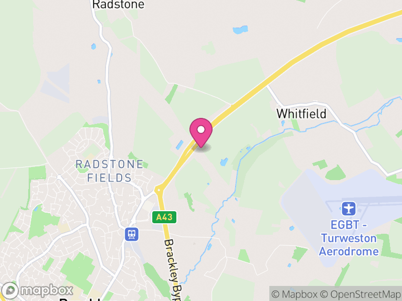 Map of Whitfield, West Northamptonshire