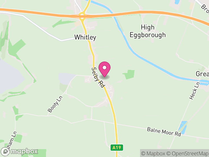 Map of Whitley, North Yorkshire