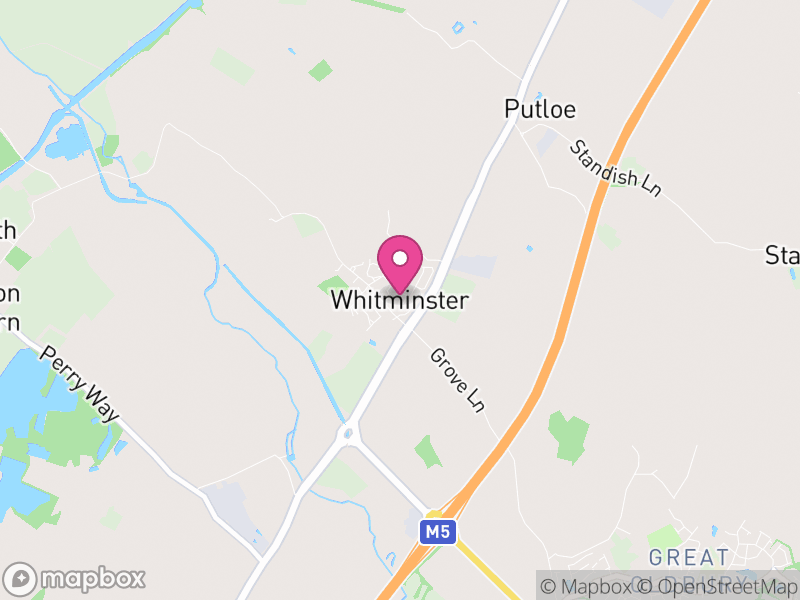 Map of Whitminster, Stroud