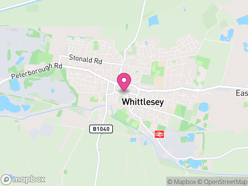 Map of Whittlesey, Fenland