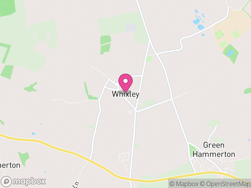 Map of Whixley, North Yorkshire