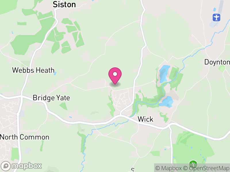 Map of Wick and Abson, South Gloucestershire