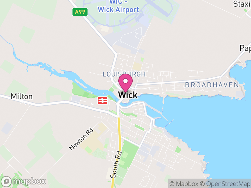 Map of Wick, Vale of Glamorgan