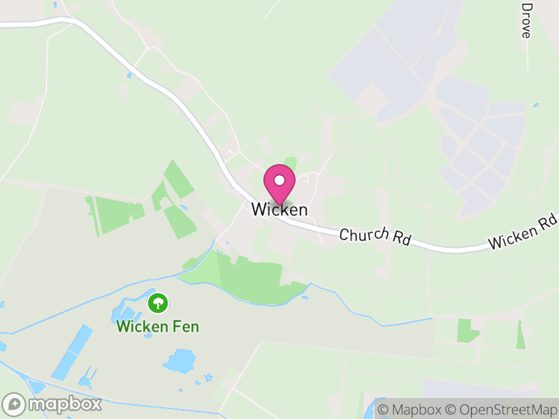 Map of Wicken, East Cambridgeshire