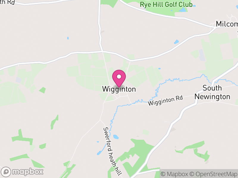 Map of Wigginton, Cherwell