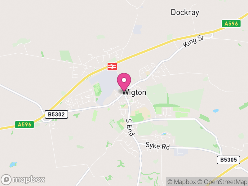 Map of Wigton, Cumberland