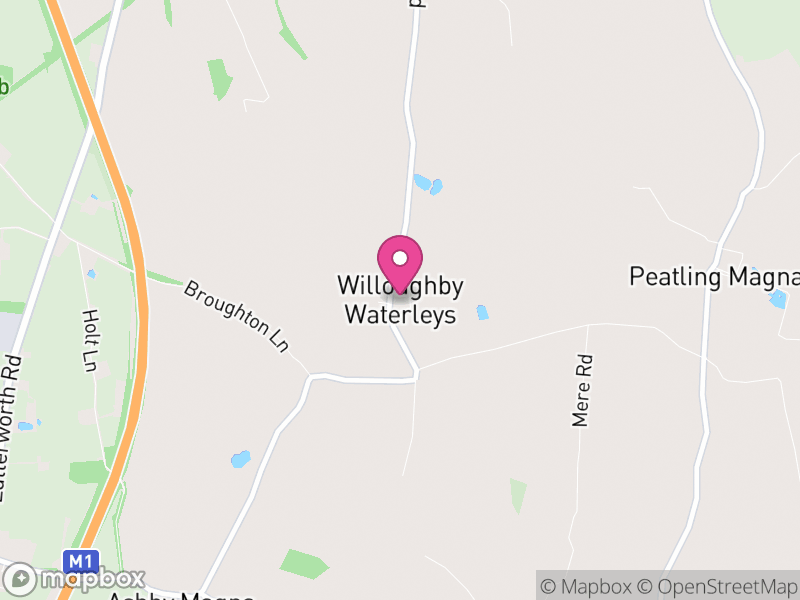 Map of Willoughby Waterleys, Harborough