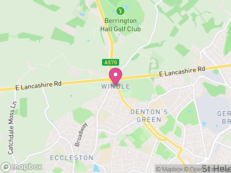 Map of Windle, St Helens