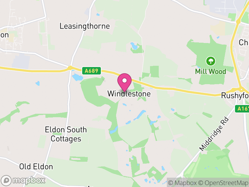 Map of Windlestone, County Durham