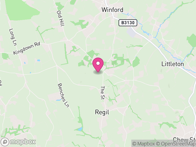 Map of Winford, North Somerset