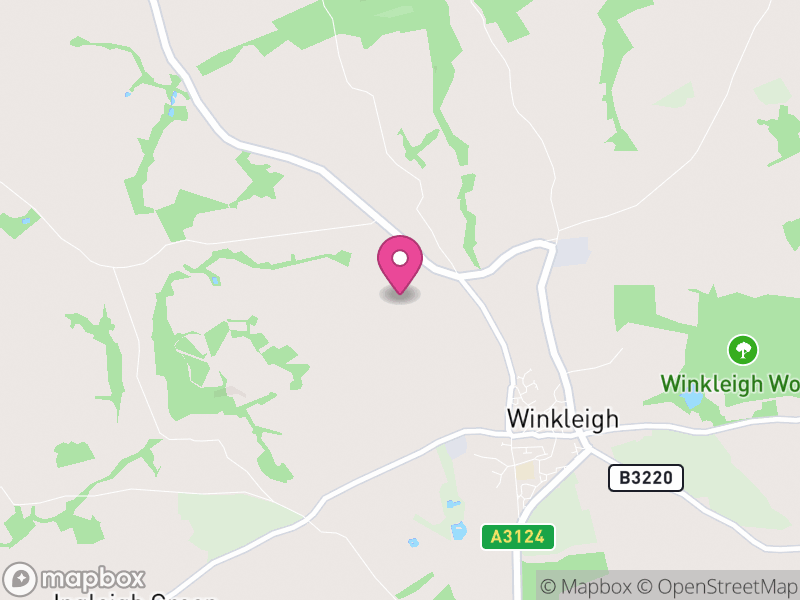 Map of Winkleigh, Torridge