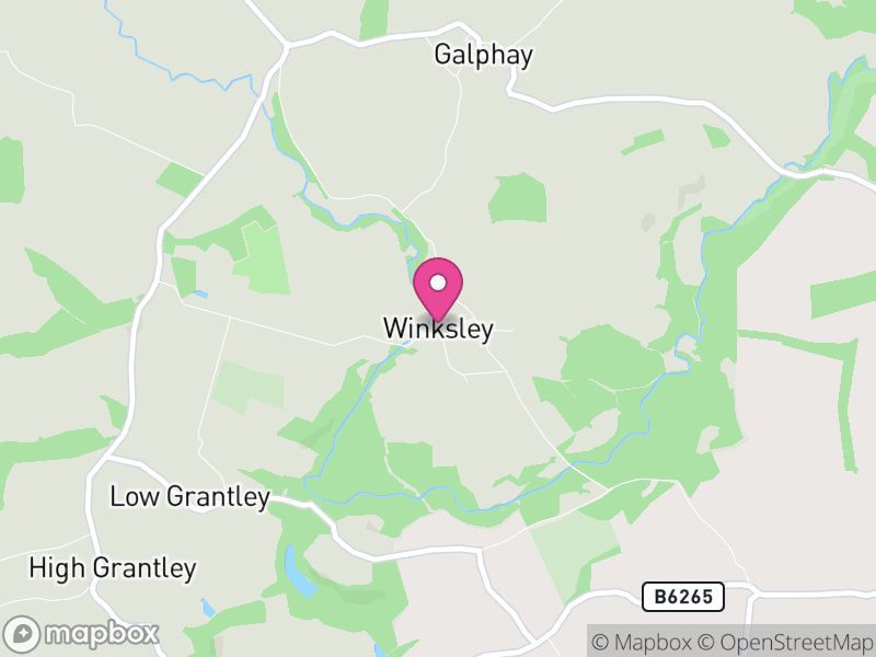 Map of Winksley, North Yorkshire
