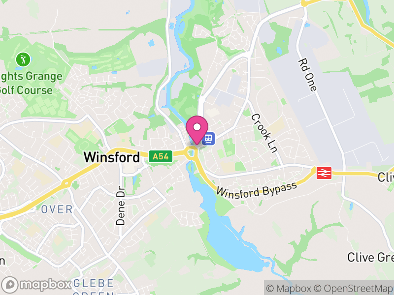 Map of Winsford, Cheshire West and Chester