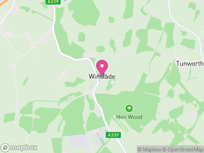 Map of Winslade, Basingstoke and Deane