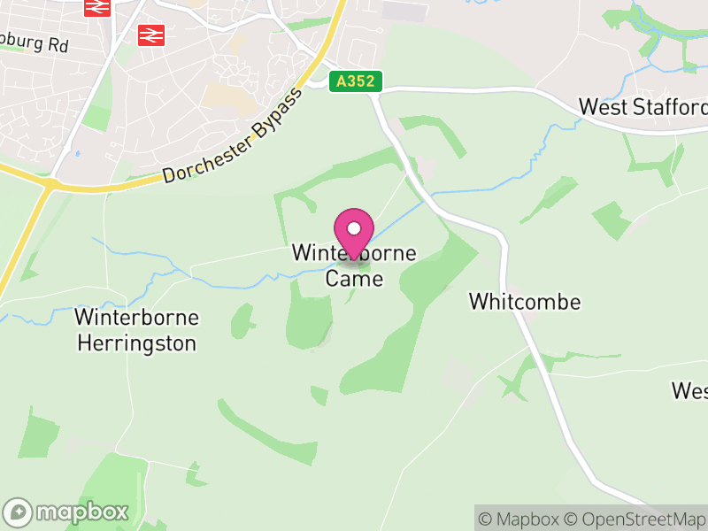 Map of Winterborne Came, Dorset