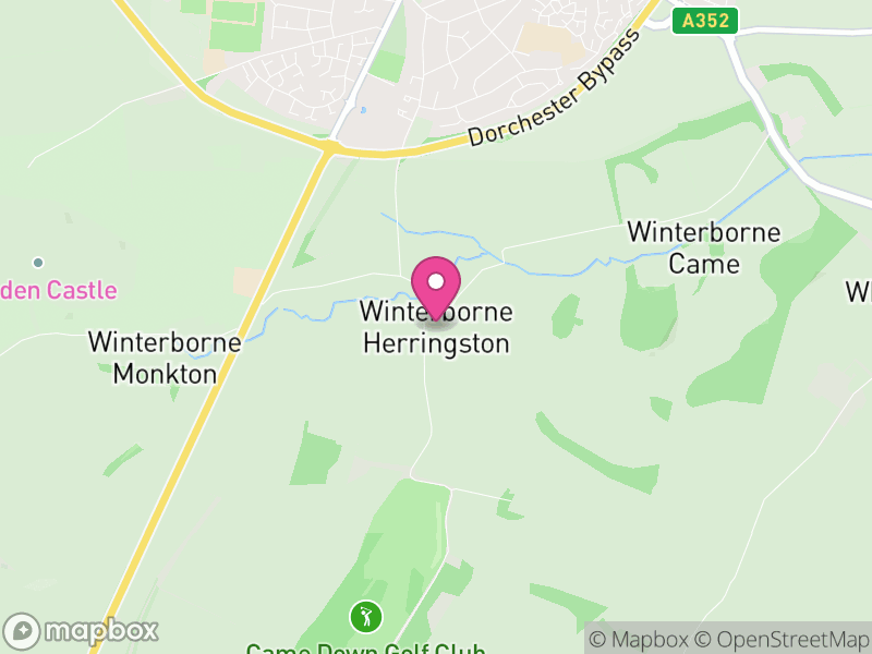Map of Winterborne Herringston, Dorset